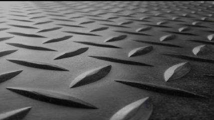 Non slip rubber sheet outlet